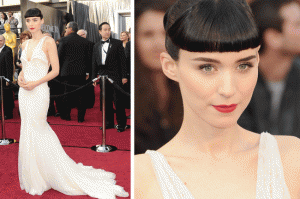 Rooney Mara Oscars 2012 Red Carpet- 84th Annual Academy Awards - Arrivals