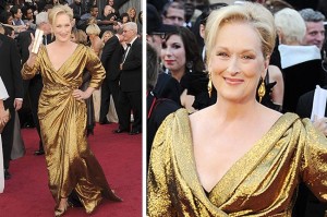 Meryl Streep Oscars 2012 Red Carpet- 84th Annual Academy Awards - Arrivals