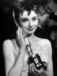 Audrey Hepburn Oscar Goddess